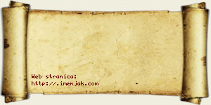 Isidora Jokić vizit kartica